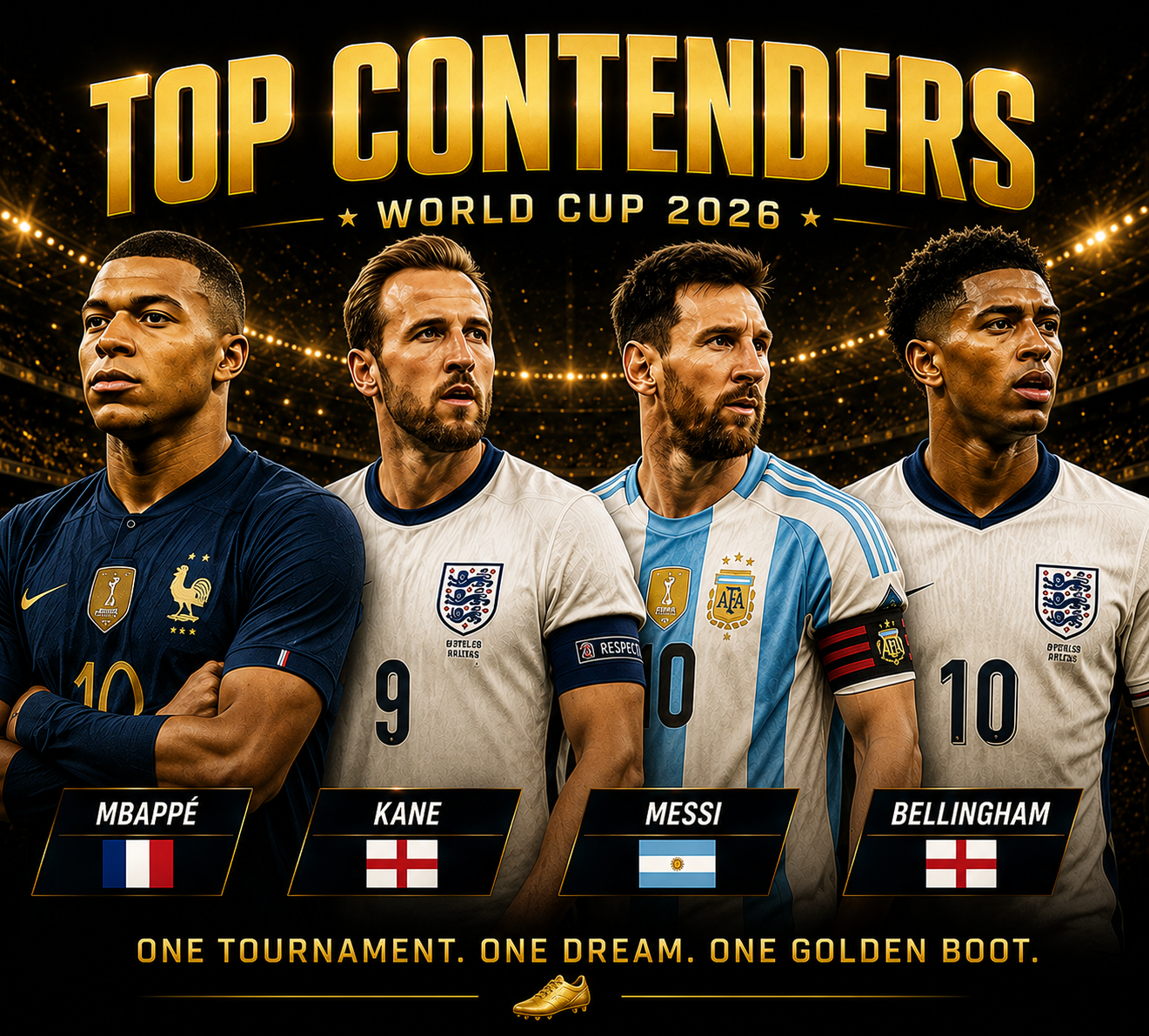 Top contenders — World Cup 2026